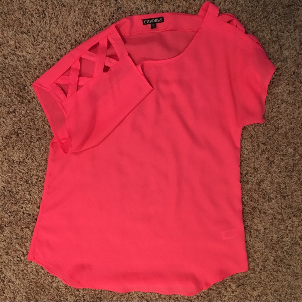 Express Hot Pink Shirt